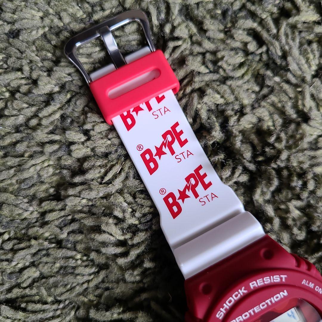 CASIO G-SHOCK x A BATHING APE White Red Limited BAPE DW CASIO G-SHOCK x A BATHING APE White Red Limited BAPE DW