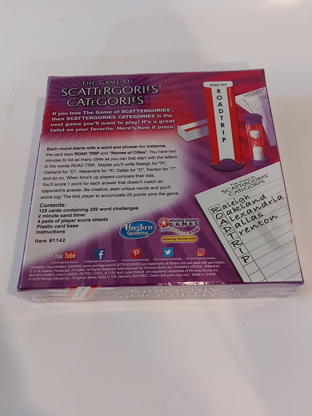 NEW The Game of Scattergories Categories Family Board Game Hasbro Sealed