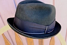 Vintage Stevens XXX Beaver Fedora Hat 7 1/8, Wool Fedora