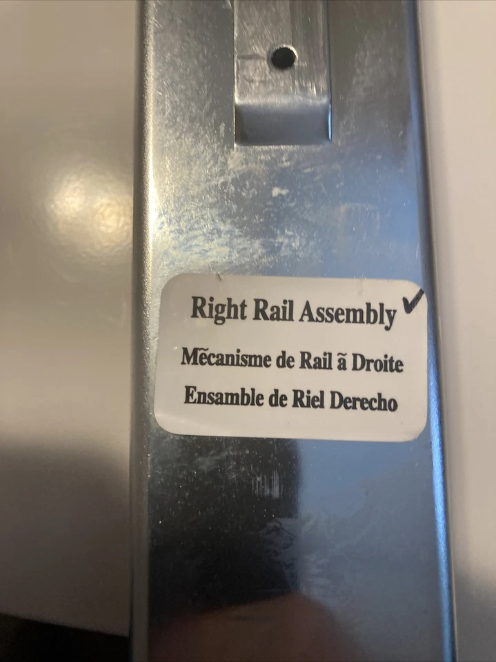  LG MHS62282301 Parts Washer Right Rail Assembly LG WD-Series SideKick Pedestal - Image 2 of 3