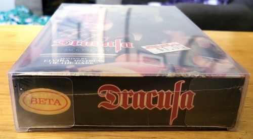 Dracula Elvira Thriller Video 1985 Betamax NOT VHS SEALED W/WATERMARK - Picture 7 of 9