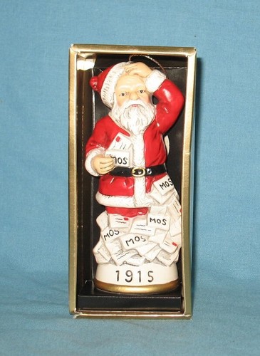 Vtg Memories Of Santa Christmas Ornaments In Box, Hand Painted **FREE SHIPPING** - Picture 39 of 69