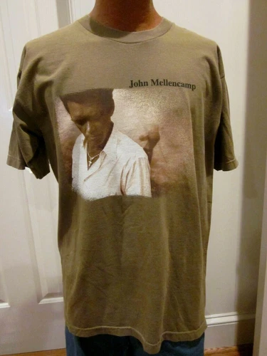 JOHN MELLENCAMP CONCERT T SHIRT 1999 RURAL ELECTRIFICATION T 1990s vintage concert t-shirt, vintage, size M, single stitch, B+ condition