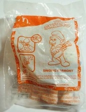 McDONALDS The Smurfs Movie SINGING HARMONY Happy Toy MINT 2011 Malaysia Sealed