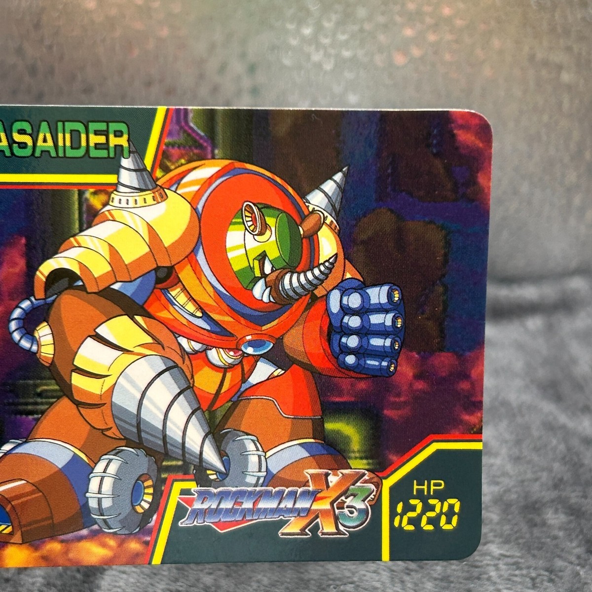 Rockman X3 Screw Masaider No.105 Bandai 1995 Trading Card