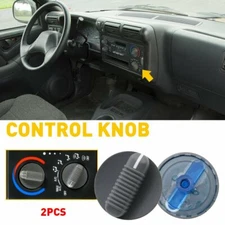 2x New A/C Control Knobs For GMC Jimmy Chevy Blazer Heater 1995-1997 Replacement