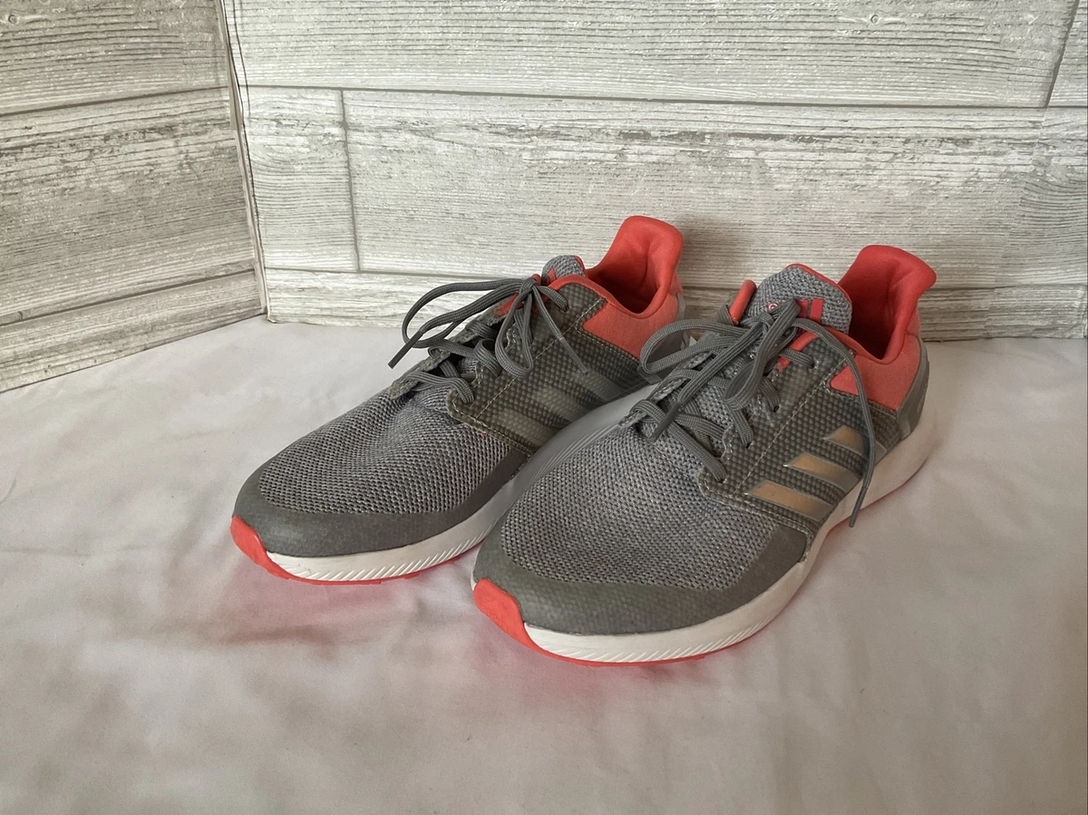 Adidas cloudfoam hotsell grey orange