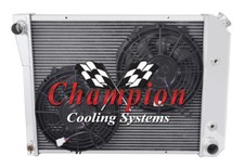 4 Row Kr Champion Radiator 20 Core W 2 10 Fans For 1968 - 1979 Chevrolet Nova 4 Row Kr Champion Radiator 20 Core W 2 10 Fans For 1968 - 1979 Chevrolet Nova