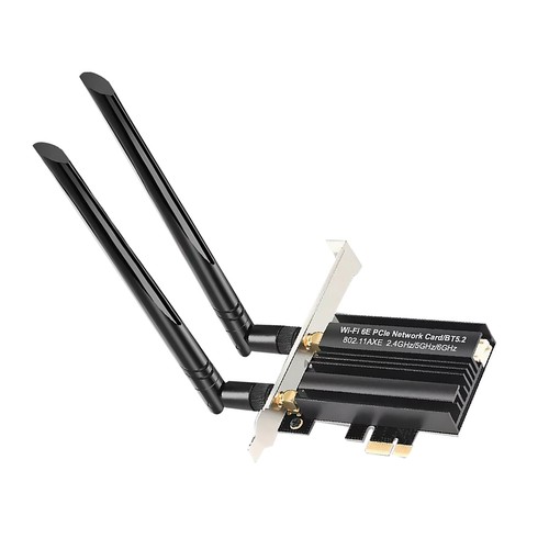 Adaptateur de jeu PCI-E WiFi 6E PC de bureau pour carte Intel PCIe Wifi Bluetooth 5.2 - Photo 4/20