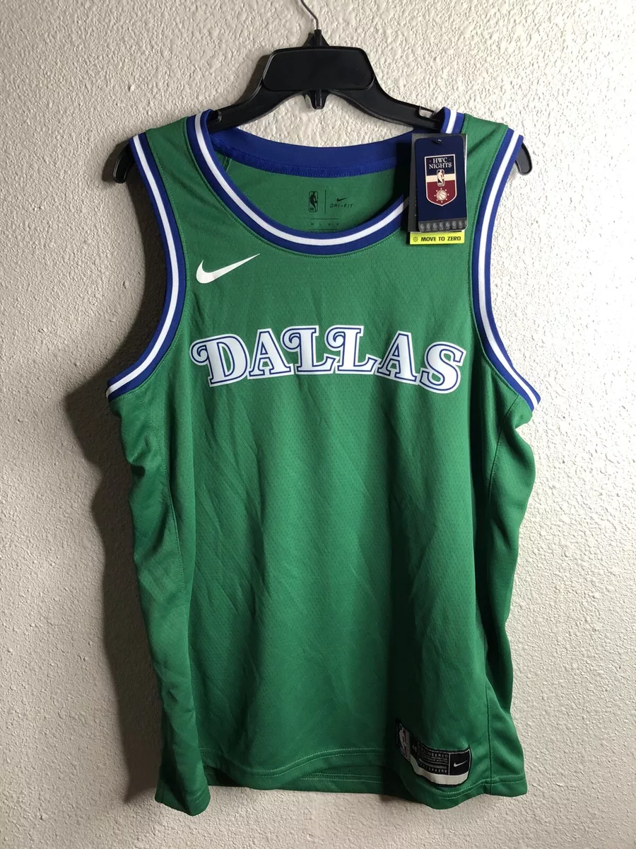 Nike+Mens+NBA+Dallas+Mavericks+Retro+Jersey+%22blank%22+Size+Small+Cn1022+312  for sale online