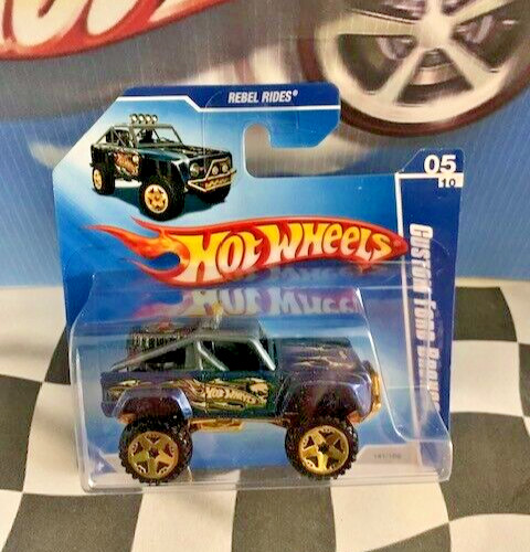 Hot Wheels 2009 Rebel Rides 5/10 141 1966 Custom Ford Bronco Dark Blue OR5SP SC