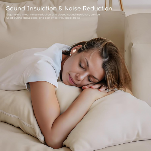 Wireless Bluetooth Sleep Earbuds for Side Sleepers, Ultra-Light, Mini, In-Ear - Picture 3 of 12