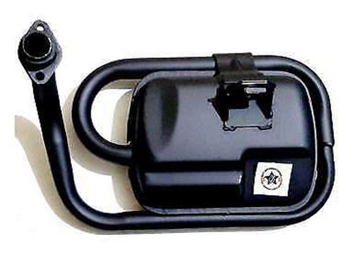 Neu Schwarz Auspuff Endtopf Schalldämpfer 150 Cc für Vespa Lml Star 4 Takt 4T - Bild 1 von 6
