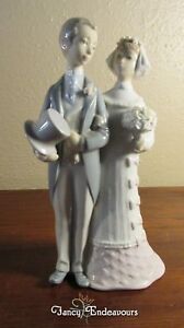 Retired Lladro Bride Groom 4808 Wedding Cake Topper Figurine Ebay