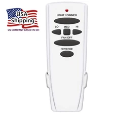 Ceiling Fan Remote Reversing  Control for Hampton Bay Hunter UC7078T CHQ7078T