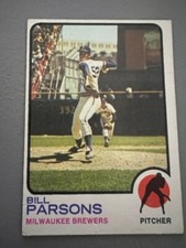 1973 Topps Baseball Bill Parsons ( Milwaukee Brewers ) #231