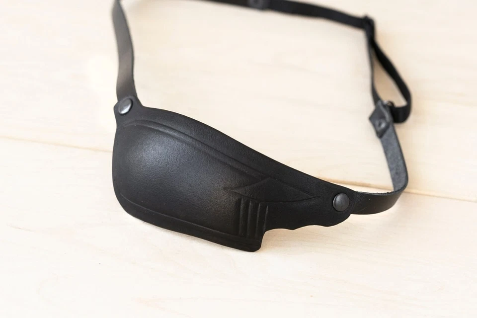 Leather Eye Patch, Eye Patch, Slim Eye Patch, Black Eye Patch, One Eye - Image 2 of 4