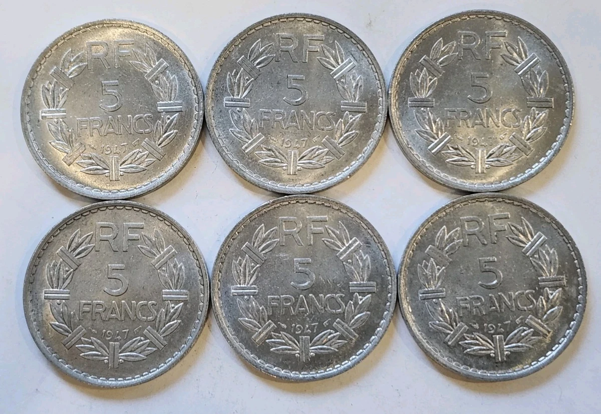 DANS LE PRE（1947年刷） 未曾流通1947 年法国硬币| eBay