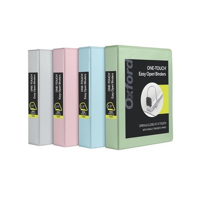 Oxford 3 Ring Binders, Binders for School, 1.5 Inch Inch, Assorted Colors