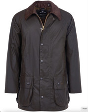 Barbour Beaufort Waxed Jacket OLIVE Size 42 M...