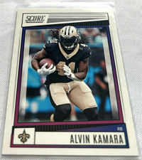2022 Panini Score Football Alvin Kamara New Orleans Saints base card #58
