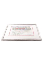 Quadro Grana Dura Multicolore Elegante Classico Vintage Arte Astratta Cornice Metallo