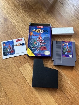 Vtg NES Nintendo Box Manual Styrofoam Game Get Graded Avoid The Noid Yo