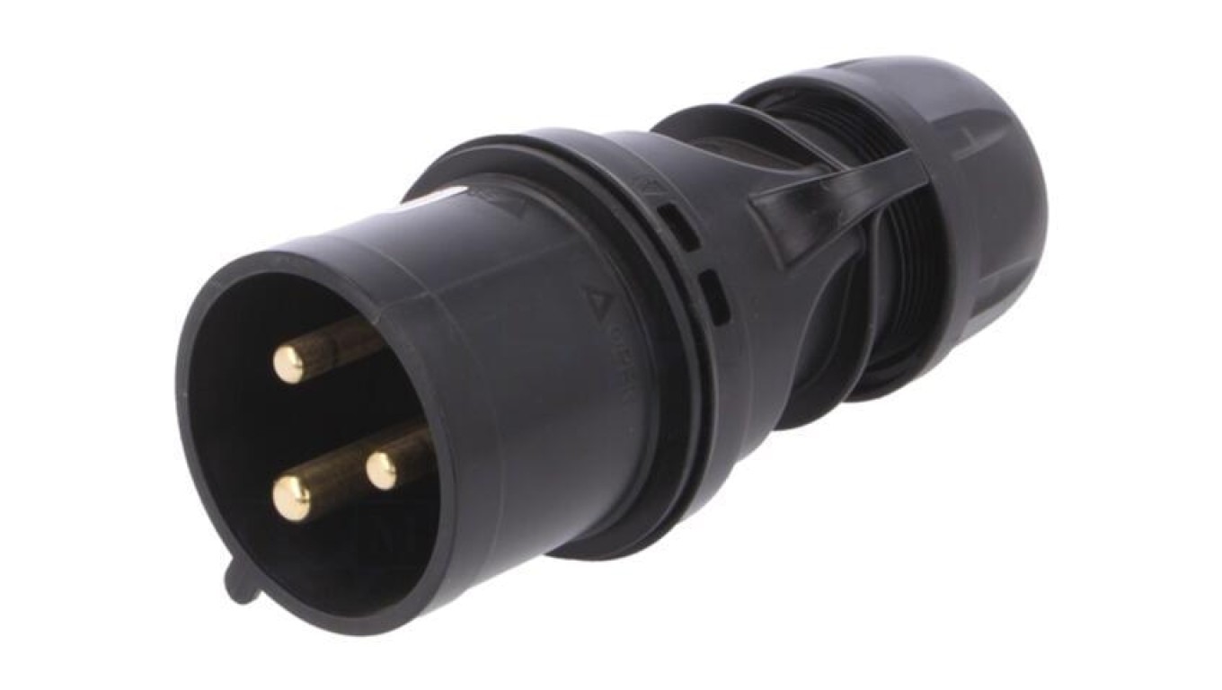 AC Power Plug Connector Mens 32A/230VAC IP44 023-6X