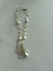 Antique Opalescent Glass Choker Necklace Unique Look — photo 10