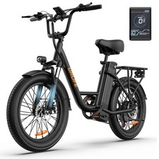 20 Zoll City E-Bike Herren Damen Fat Tire Elektrofahrrad 7 Gang 48V 13Ah 1000W