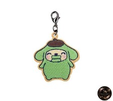 Tamagotchi x Sanrio Characters Mini Charm: Kuchibatchi x Pompompurin B01C3162
