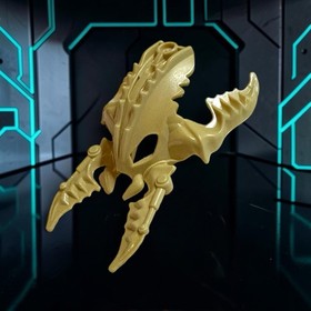 LEGO Bionicle Glatorian Vorox Mask Tan Beige Part 64261 Hero Factory MOC