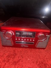 Victrola V50-200 Bluetooth CD Turntable - Red