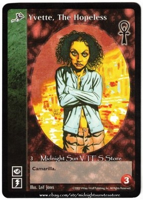 Yvette, The Hopeless Toreador Camarilla Edition V:TES VTES Vampire CCG