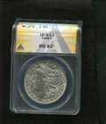 1878-S MORGAN SILVER DOLLAR ANACS MS62 VAM 7