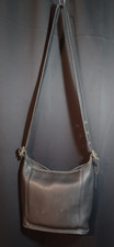 Coach Legacy 9816 Black Glove Leather Bucket Bag Crossbody USA Made Vintage 90s