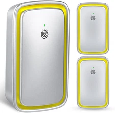 3 Pack Air Purifier Plug In,Air Ionizers for Home,Portable Negative Ion Air Fres