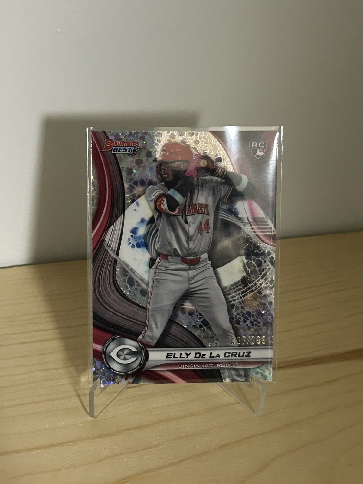 Elly De La Cruz 2024 Bowman's Best RC Rookie Mini Diamond Refractor 37/299 #20