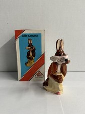 Wile E. Coyote Alpa Carosello 1975 jarra Looney Toons nueva con caja Italia rara