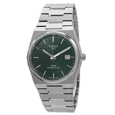 Tissot PRX Powermatic 80 Automatic Green Dial Men's Watch T137.407.11.091.00