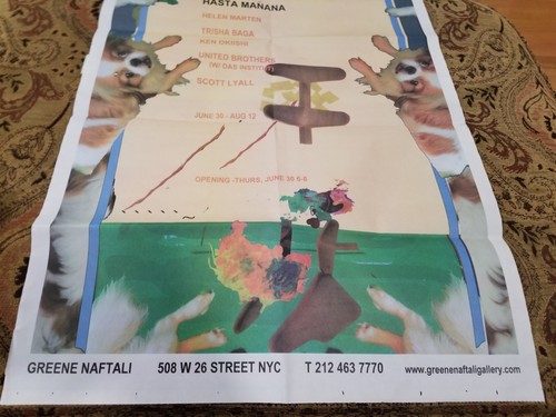 LARGE EXHIBITION POSTER FROM GREENE NAFTALI GALLERY - Picture 4 of 14
