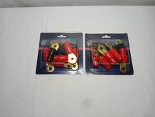 0 Gauge Gold Ring Terminal 20 Pack 0/1 AWG 5/16 American Terminals