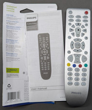 Philips 6 Device Elite TV DVD Remote Control - Brushed Silver