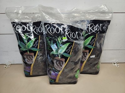 Root Riot Replacement Cubes ~ 300 Pack ~ Organic Seed Moistened Starter Plugs