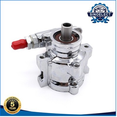 1pc Remote Power Steering Pump Chrome For Chevy GM 1980-01 Saginaw TC Type 2