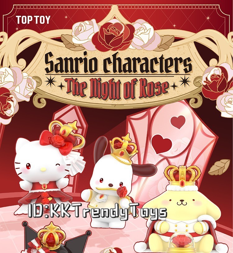 TOPTOY Sanrio characters the night of rose Series Blind Box Toy