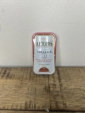 Altoids Smalls Peppermint Red Slide Tin Factory Sealed Rare Item Discontinued