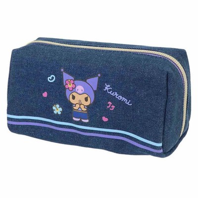 Sanrio Characters Kuromi Square Pouch Suntan Denim 2026 Summer JP LTD Original