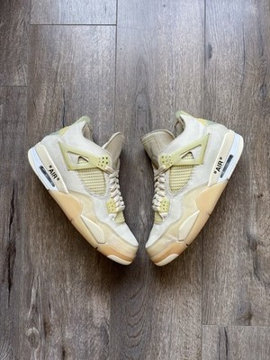 Nike Air Jordan 4 SP Off White Sail Size 10.5 M/12 W CV9388-100