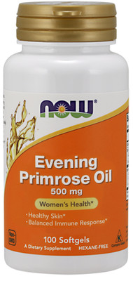 NOW Foods Evening Primrose Oil, 500mg - 100 softgels (179,00 EUR/kg)